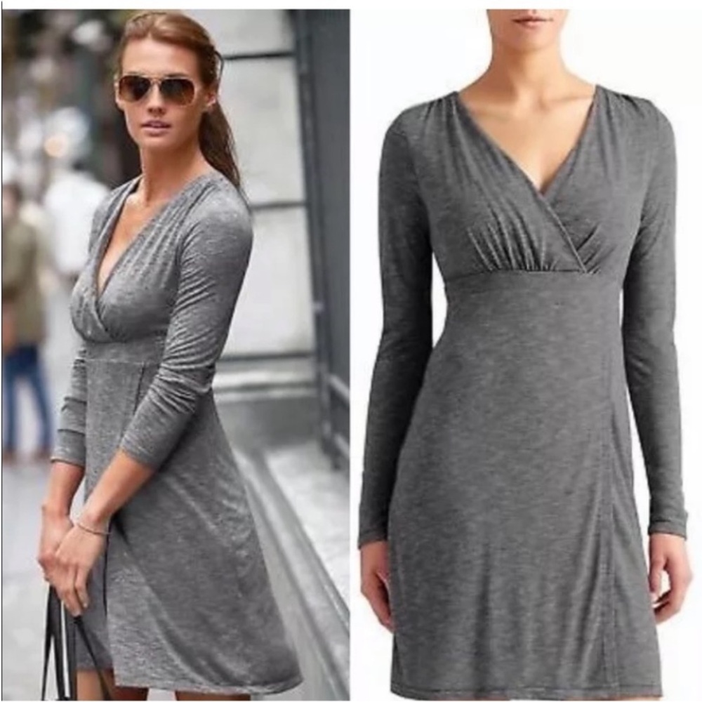 Athleta Charcoal Midi Dress